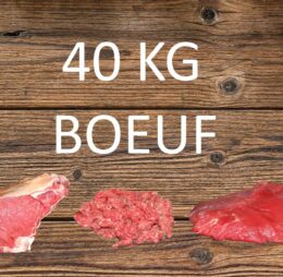 25.50 le kilo – 40 kg boeuf
