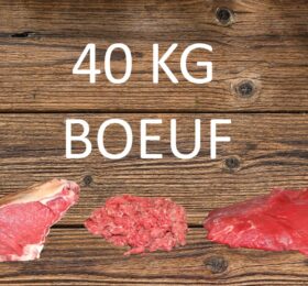 25.50 le kilo – 40 kg boeuf