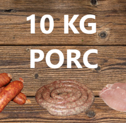 19.50 le kilo – 10 kg porc